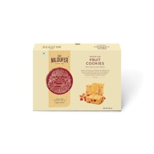 Cafe Niloufer Premium Fruit Biscuits 400g | Rich in Tutti-Frutti & Crunchy Cashews | Authentic Hyderabadi Delight