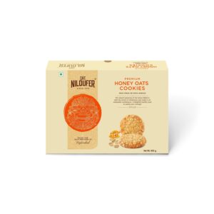 Cafe Niloufer Premium Honey Oats Cookies 400g