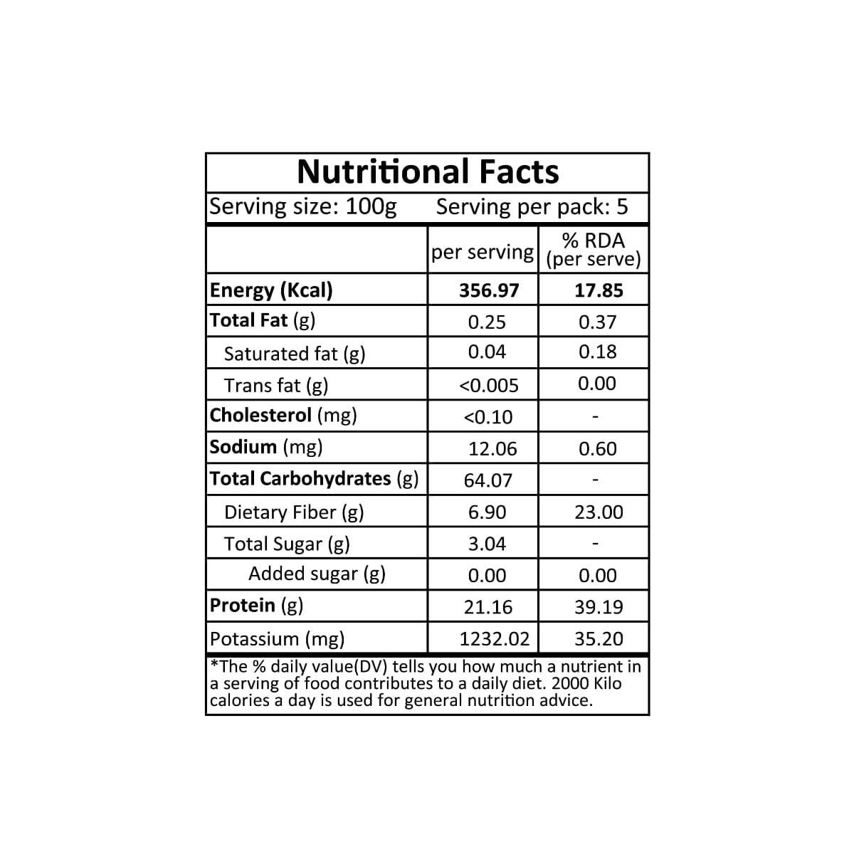 Organic Tattva Cowpea White, 500g - Image 2